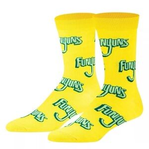 Crazy Socks 2 Pack Sz 8–12 Men Funyuns Onion Rings, Flavorful Snack Food, Funny